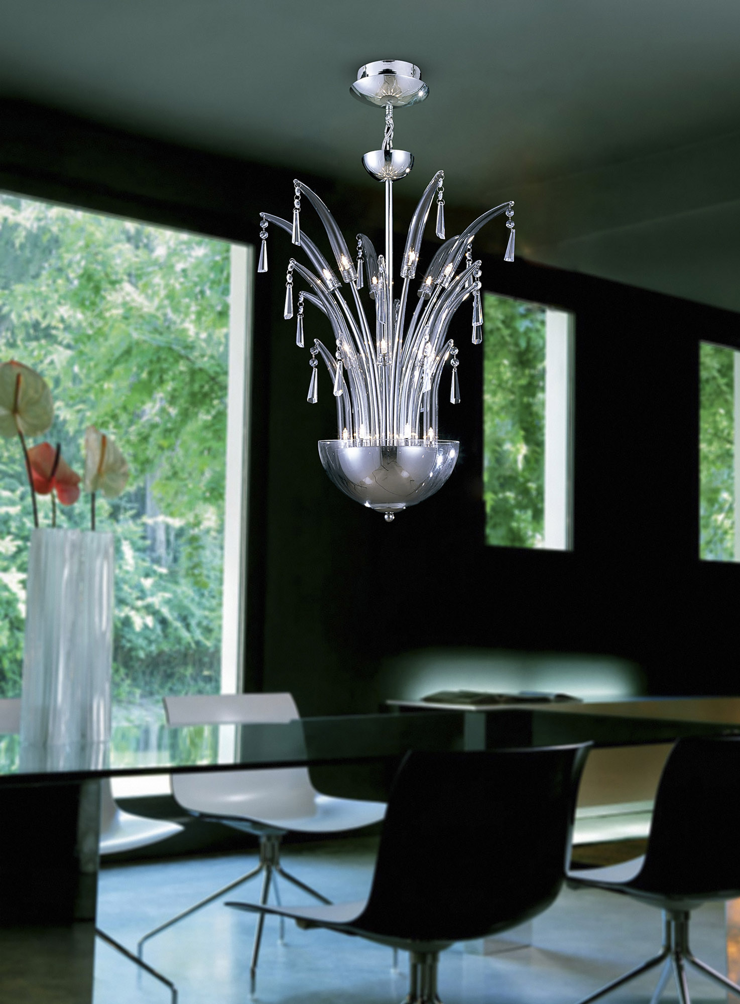 Jasper Crystal Ceiling Lights Diyas Multi Arm Crystal Fittings Jasper Crystal Ceiling Lights Diyas Multi Arm Crystal Fittings
